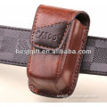 pu leather reading glasses case, can be fastened on the leather belt, easy to carry